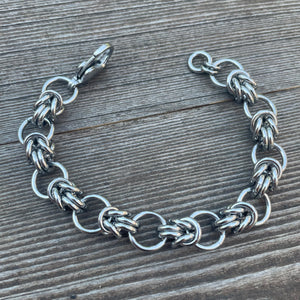 Half Byzantine Chainmaille Bracelet