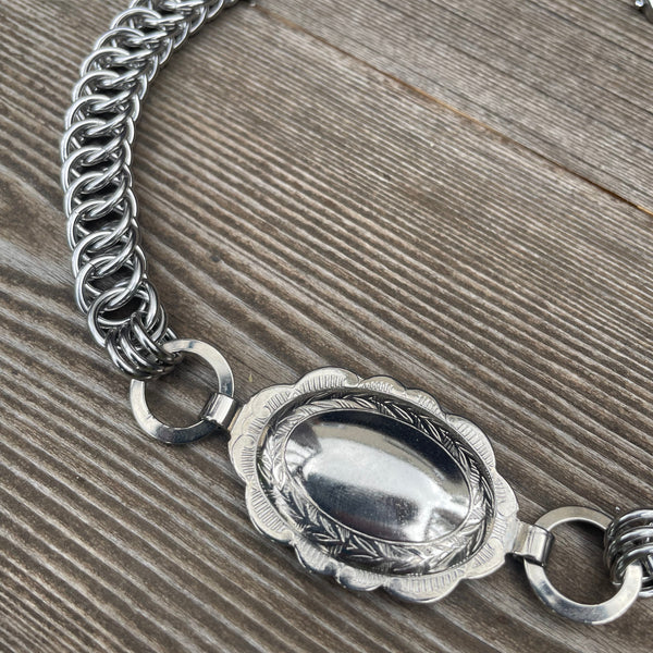 Austin Concho Chainmaille Necklace