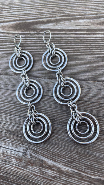 Triple Bullseye Earrings