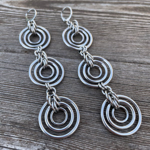 Triple Bullseye Earrings