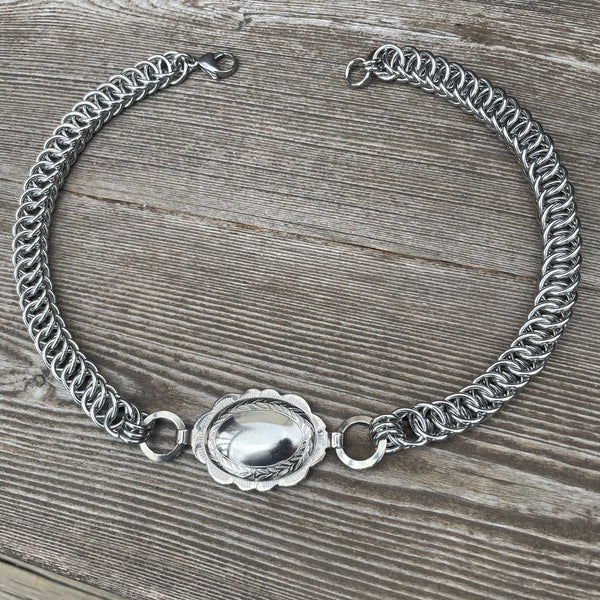 Austin Concho Chainmaille Necklace