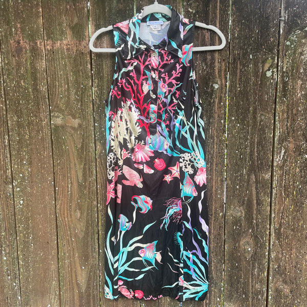 Vintage Sealife Under the Sea Dress S/M