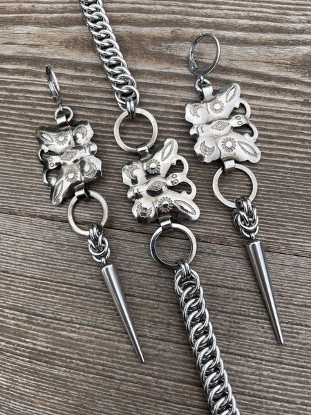 Butterfly Concho Earrings & Bracelet