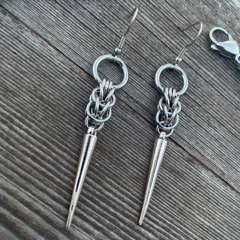 Half Lolla Chainmaille Earrings
