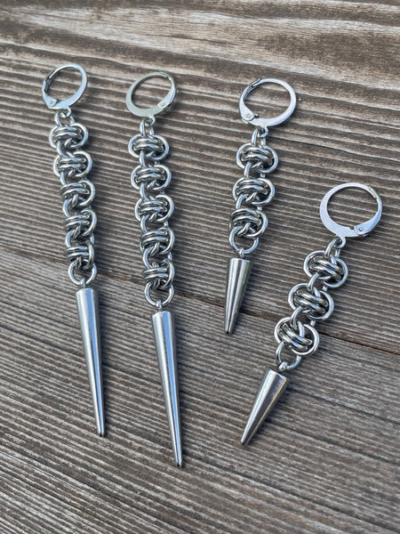 Tight Barrel Weave Earrings