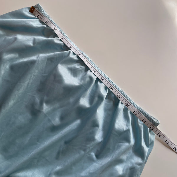 Vintage Blue Lace Slip/Skirt M/L