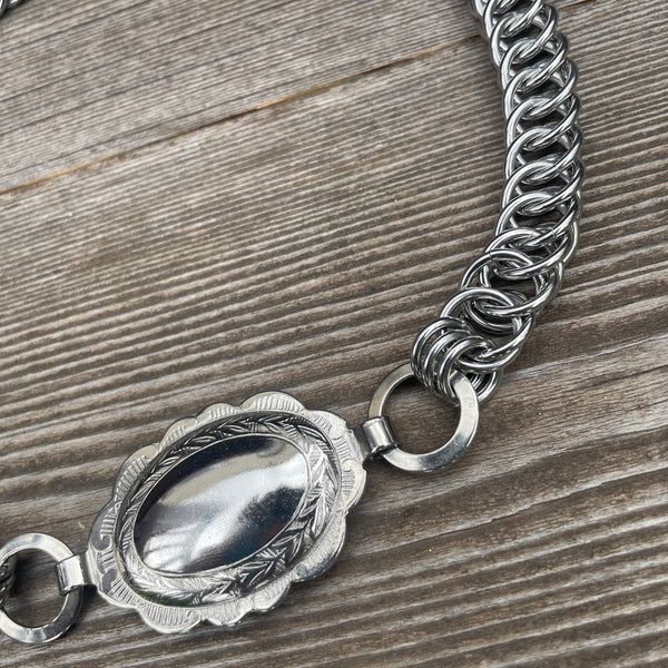Austin Concho Chainmaille Necklace