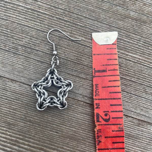 Star Star Chainmaille Earrings