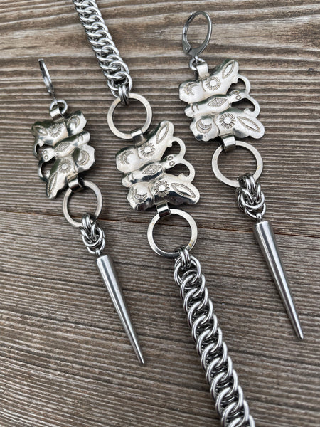 Butterfly Concho Earrings & Bracelet