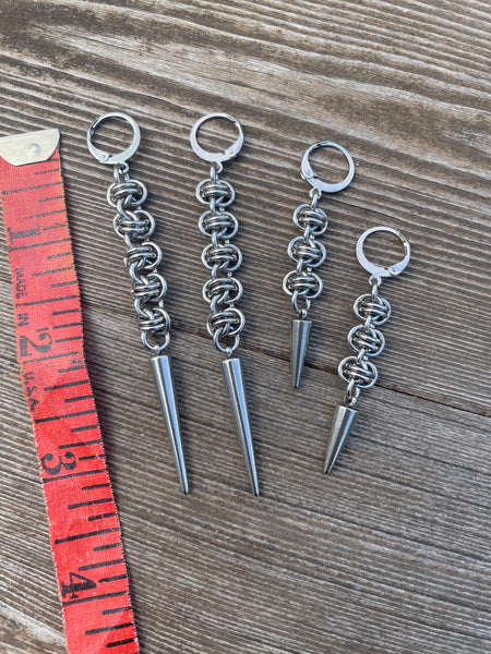 Tight Barrel Weave Earrings