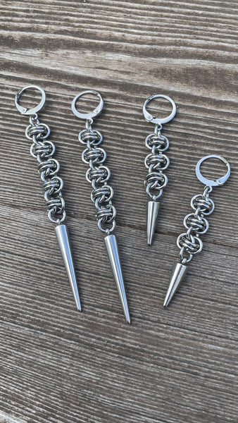 Tight Barrel Weave Earrings