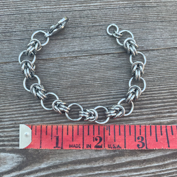 Half Byzantine Chainmaille Bracelet