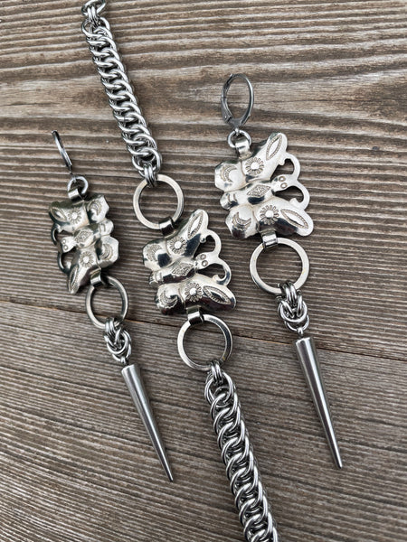 Butterfly Concho Earrings & Bracelet