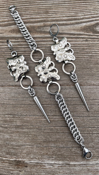 Butterfly Concho Earrings & Bracelet