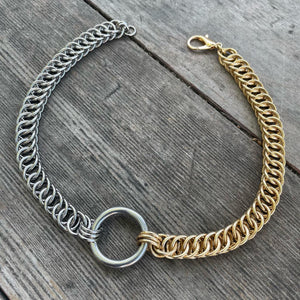 Two-Tone O-Ring Necklace
