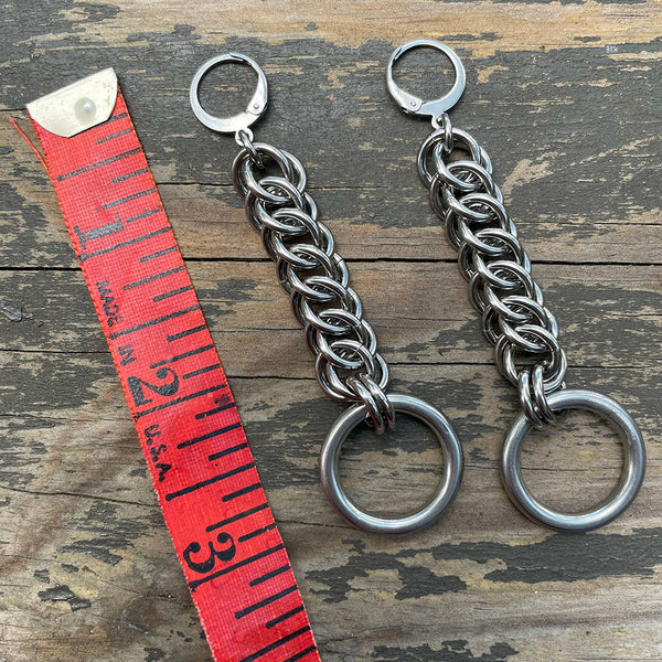 HP3 Chainmaille O Ring Earrings