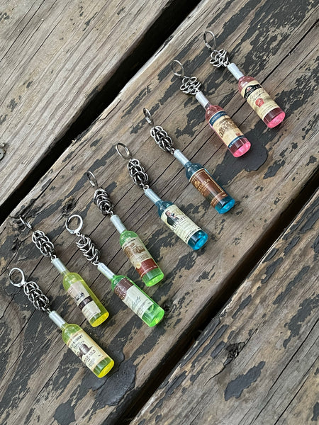 Bottle Chainmaille Earrings