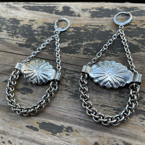 Concho Chain Earrings