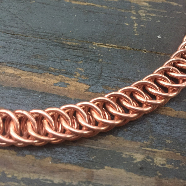 Copper Chainmaille Choker